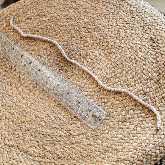 Disco Lemonade Vintage Tigers Eye Puka Shell Choker Necklace 16” Surfer Seashell - Picture 4 of 4